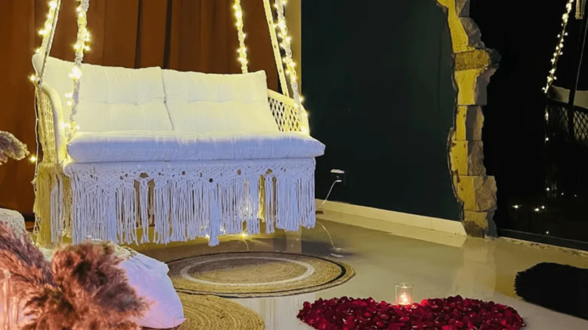 Romantic Candlelight Dinner Setup at HIVY - Place for Celebrations Surat